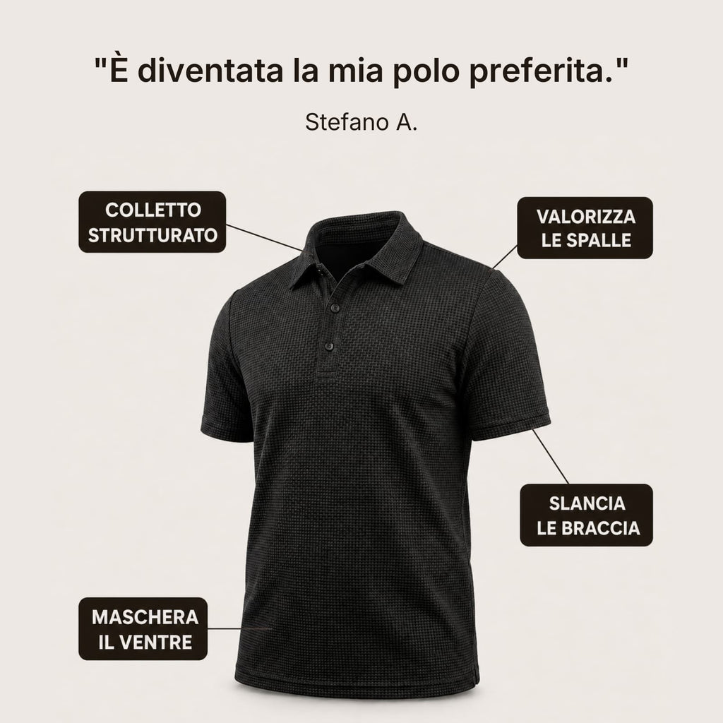 Brera — La Polo Ultra Confortevole da Uomo